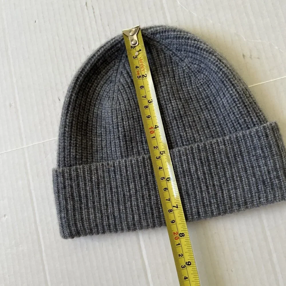 Robertson & Rodeo Sz S Beanie Hat Gray 100% Cashmere NWOT